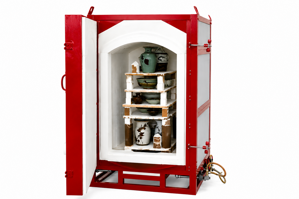 15 Cubic Foot Front Load Gas Kiln