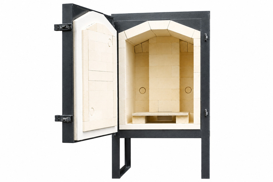 8 Cubic Foot Front Load Gas Kiln