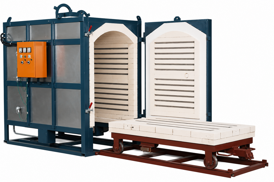 50 Cubic Foot One Car Shuttle Kiln