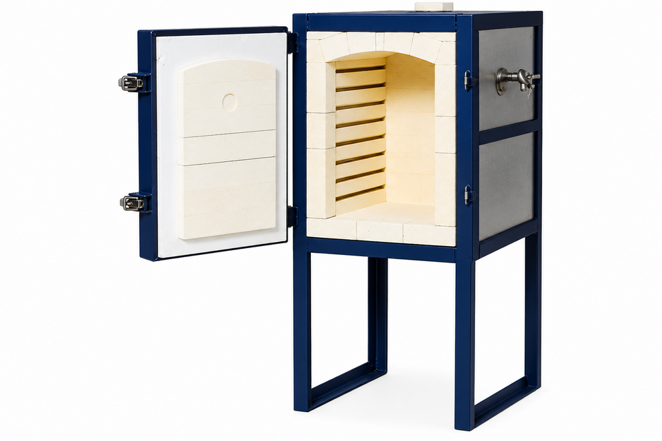 4 Cubic Foot Electric Front Load Kiln 110L