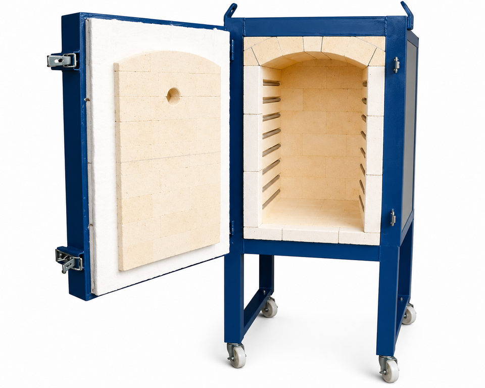6 Cubic Foot Electric Front Load Kiln 170L